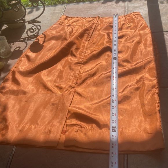 Rock Wife unlined bronze skirt - Picture 7 of 9